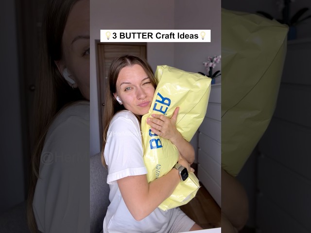 DIY 3 Butter Squishy Ideas 🧈 Nano Tape & Paper Crafts #diy #craft #viral #squishy #trending