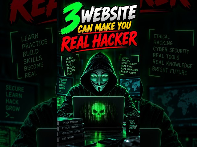 3 Websites That Can Make You a REAL Hacker 🔥💻 | Ethical Hacking | Hacking kaise Sikhe #hacker #viral