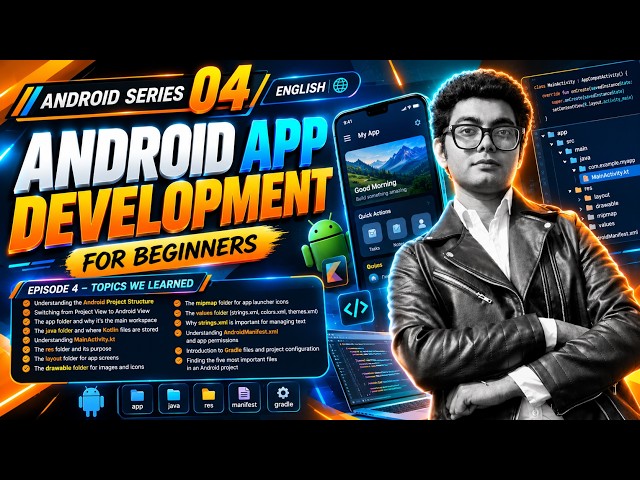 EP 04 Android Studio Project Structure EXPLAINED! | Beginners Android Tutorial