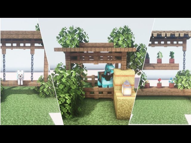 5 Garden Build Ideas | Minecraft Tutorial 🍀 (#48)