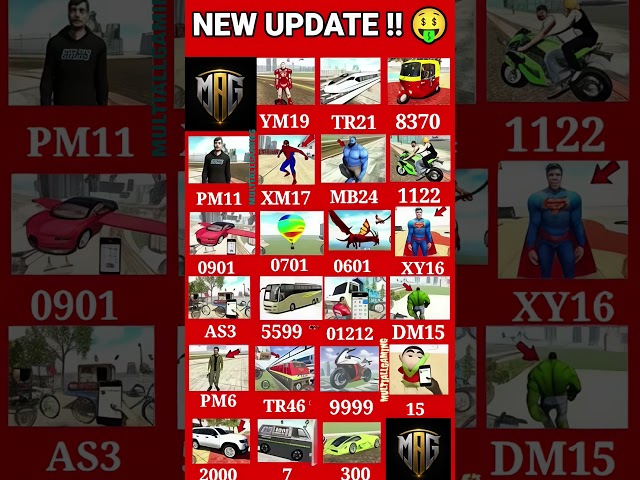 😍 20+ New Cheat Codes Revealed 🤯 | Indian Bikes Driving 3D Latest Update 2026 #indianbikedriving3d