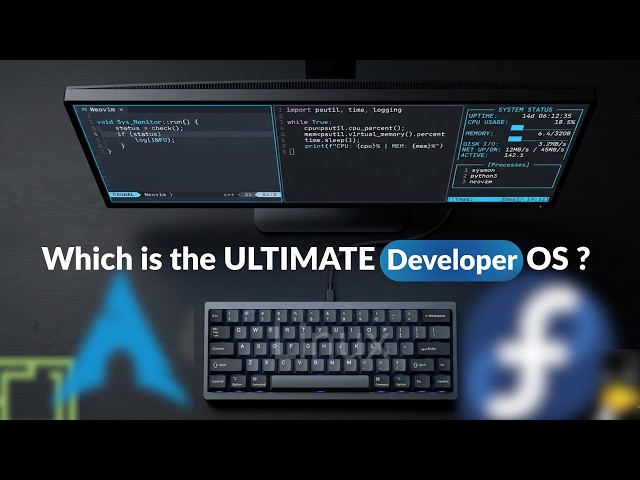 Omarchy OS vs. Arch vs. Fedora: Which is the ULTIMATE Developer OS?