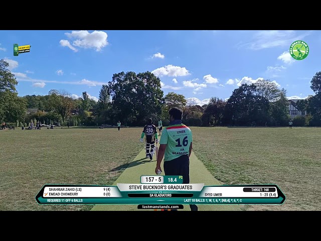 Steve Bucknor's Graduates vs SA Gladiators | London South West | England