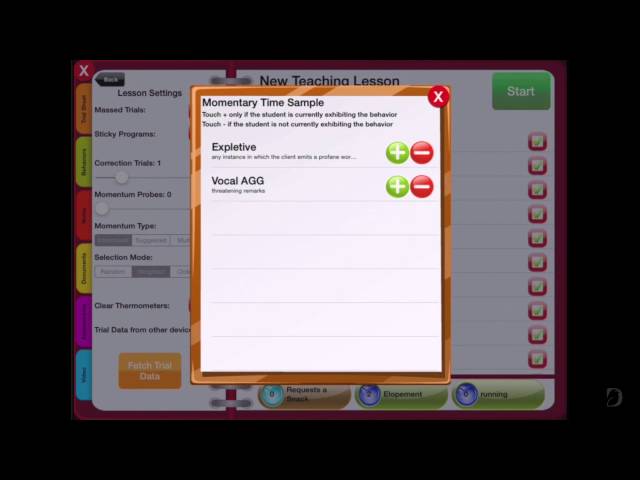 Catalyst Mobile App Training | Part 8 | Collecting Momentary Time Sampling Data