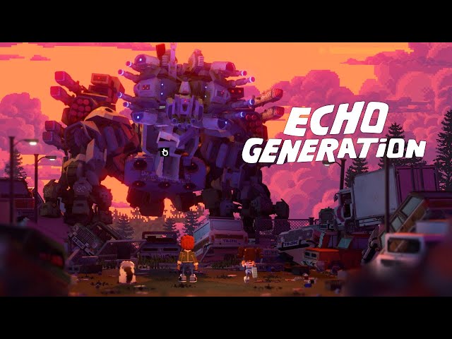 Echo Generation - PC Gameplay (Junkdecimator boss fight)