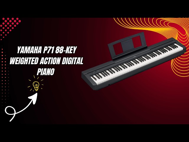 Could This Replace an Acoustic Piano? — YAMAHA P71 88-Key Weighted Action Digital Piano — Review