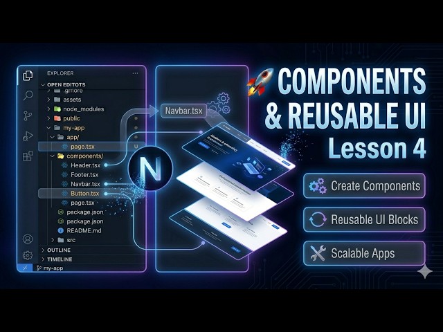 Next js 16 Course – Lesson 4  Components & Reusable