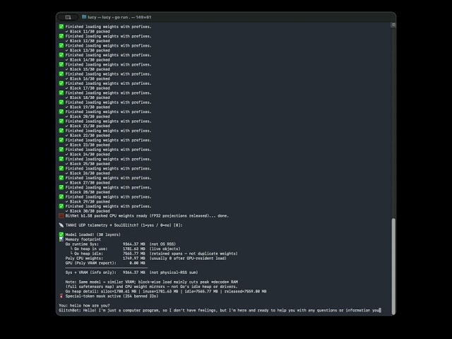 BitNet b1.58 Squeezed into 1.7GB RAM: 2B Model Running on MacBook Air CPU (No GPU)