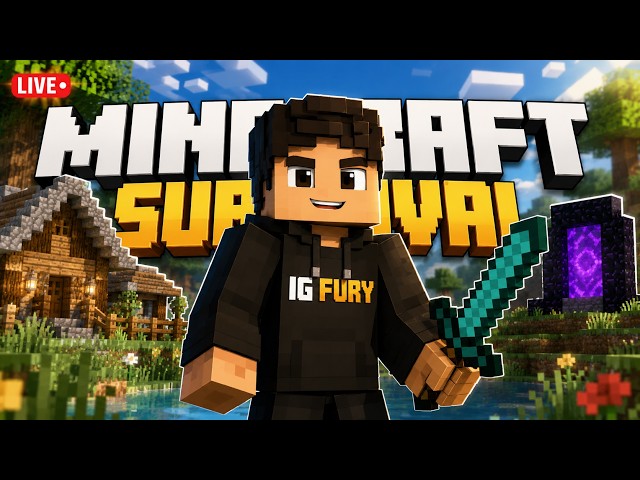 Minecraft Biggest Mansion Build | Epic Live Stream #Minecraft