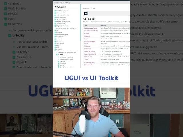 UGUI vs UI Toolkit #unity #unity6 #gamedev #tutorial #ui #uidesign