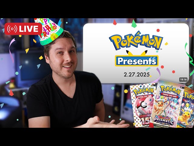 Birthday Stream 🥳 | Reacting to Pokémon Day Announcements, Q&A, & Rips!