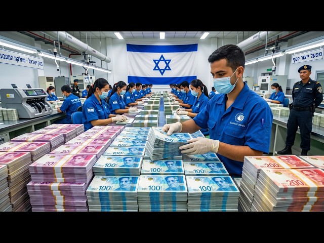 Inside Israel’s Currency Factory: How the Israeli 200 Shekel Banknote Is Made (Full Process)