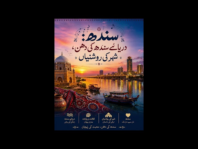 🌊✨ **Sindh: Melody of the Indus, City Lights** 🎵
