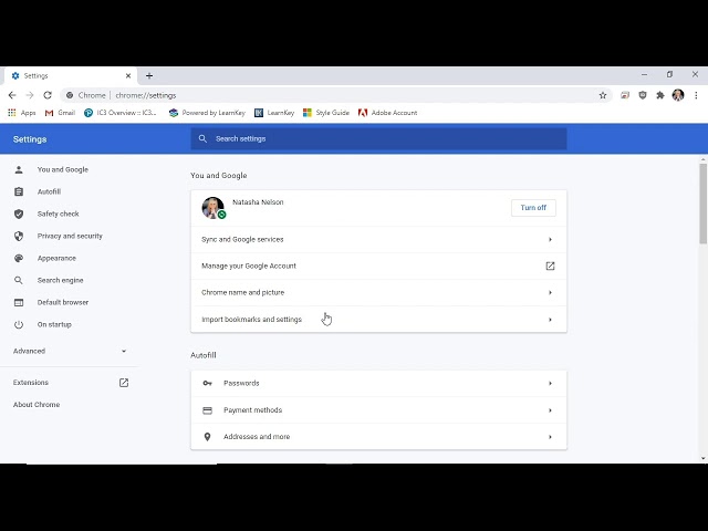 Configure Browser Settings  - IC3 GS6 Level 2 tutorial