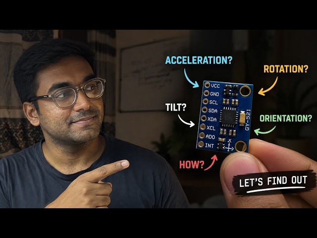How Accelerometers & Gyroscopes Actually Work | IMU Explained for Beginners