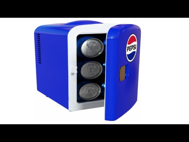 Pepsi Portable 6 Can Mini Fridge - MIS133PEP Blue