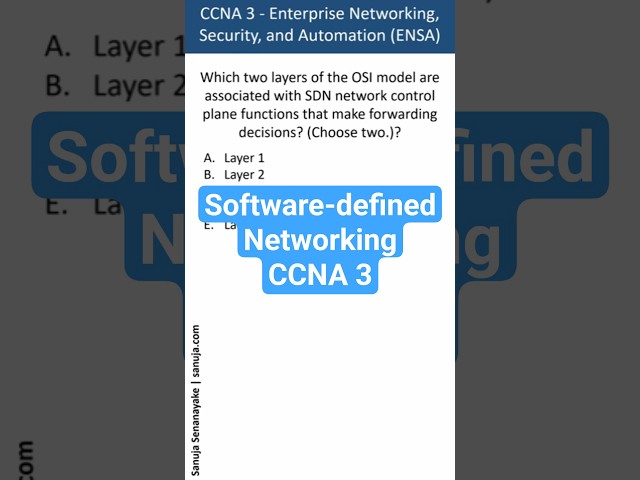 Forwarding decisions in SDN - CCNA Bite 40