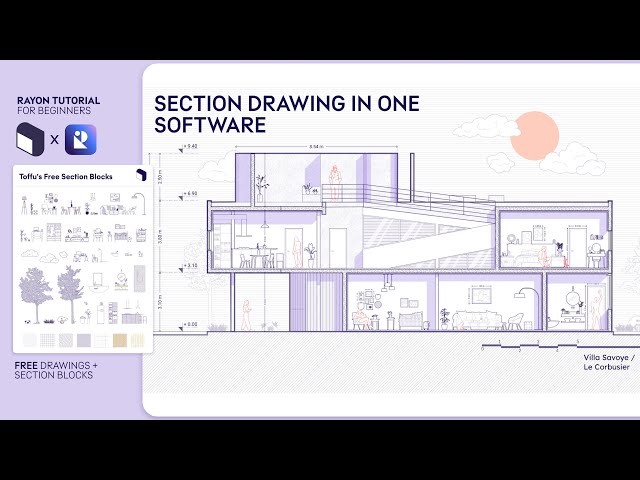 Easiest Way to Create Sections in Rayon + FREE Section Content Kit | Architectural Tutorial