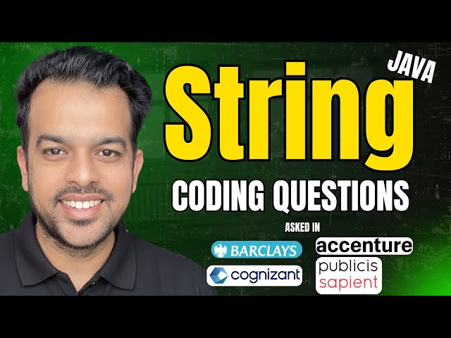 String Coding Questions You’ll Face in Your Next Java Interview