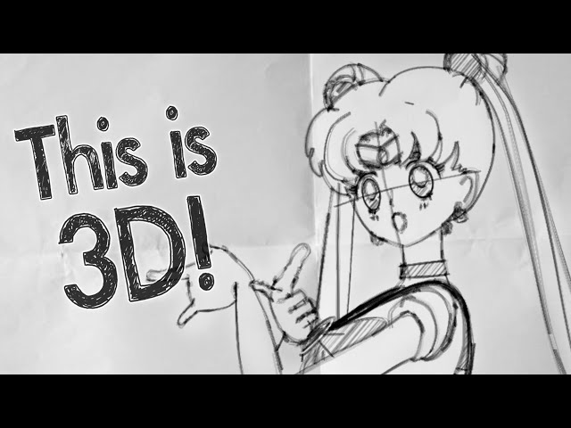 3D Modeling Sailor Moon in Blender - Time Lapse