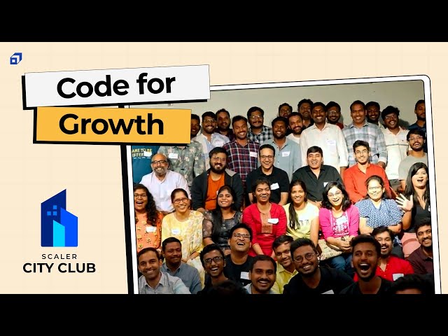 SCALER City Club in Ma Nagaram, Hyderabad | Namaskaram Hyderabad | Coding Community | @SCALER