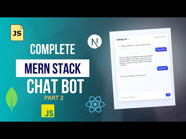 🚀 Build an AI Chatbot with MERN Stack (Part 2) | React, Node.js, Express, MongoDB Tutorial
