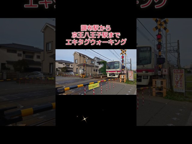 【エキタグウオーキング】京王線 調布駅から京王八王子駅 26.82km #エキタグウォーキング