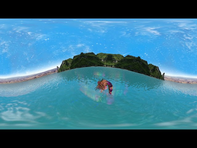 Victoria the #360VR #Mermaid #3D #Animation
