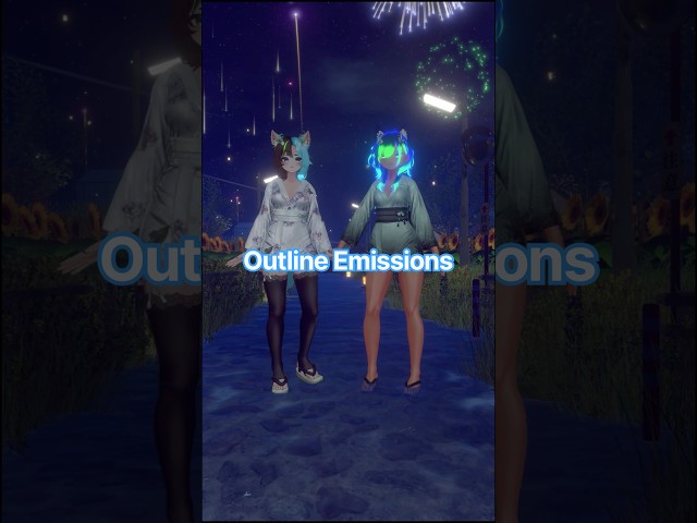 Adding emissions onto your models outline in #unity #vrchat #vrc