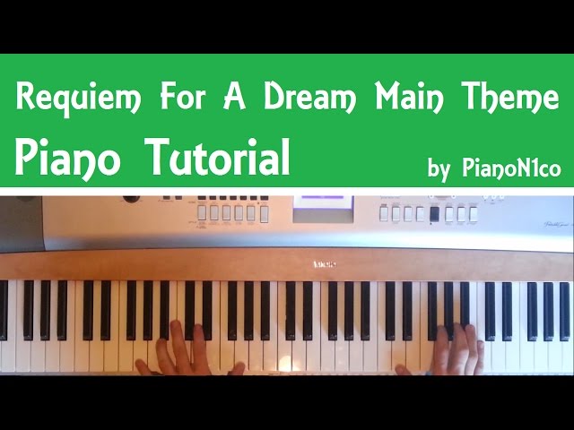 How to play Lux Aeterna by Clint Mansell (Requiem For A Dream Theme) on Piano - Tutorial [HD]