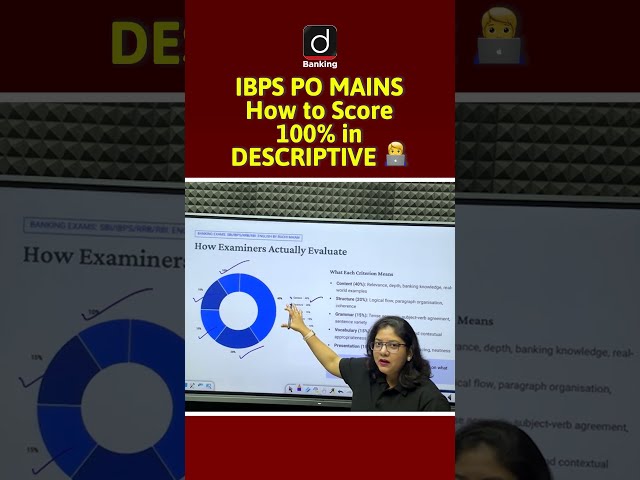 IBPS PO MAINS - How to Score 100% in DESCRIPTIVE 🧑‍💻 #ibpspomains #descriptive