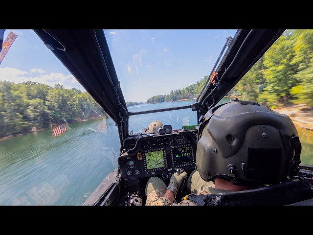 Inside an AH-64 Apache at 15ft | Chasing a Chinook