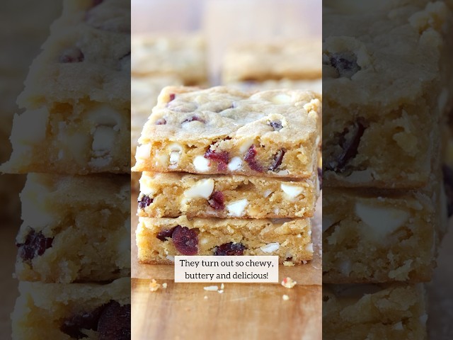 White Chocolate Macadamia Cookie Bars