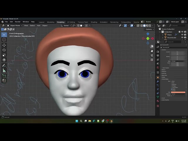 Blender Sculpting Timelapse |Sculpt with me