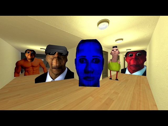 MY NAME IS SELENEBLUE AND UNLIMITED NEXTBOTS IN LIMINAL HOTEL GMOD #zenixgmod #garry's mod #nextbots