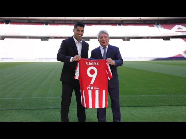 Luis Suarez Is Officially Presented At Atletico Madrid