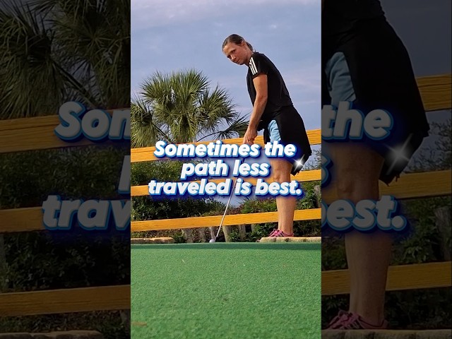 Sometimes The Road Less Traveled Is Best | Golf Shot | PE Bowman