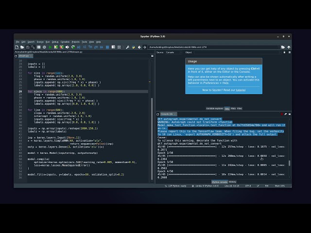 Example Code in Action