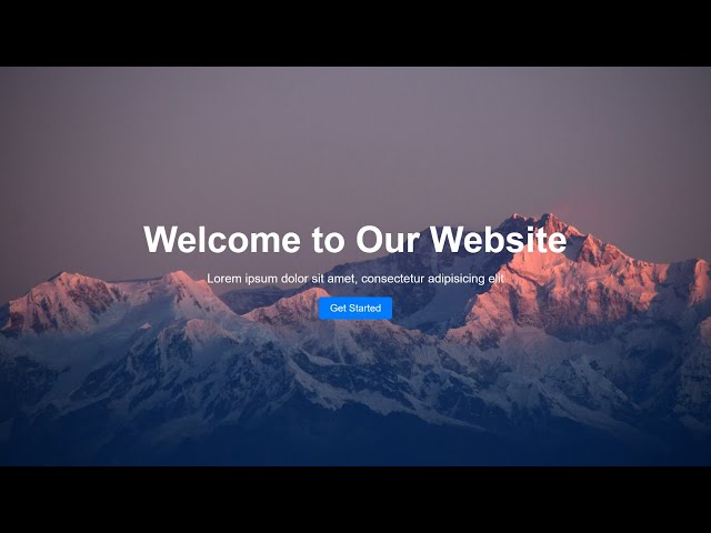 Designing a Hero Section with HTML, CSS | Hero Section Website