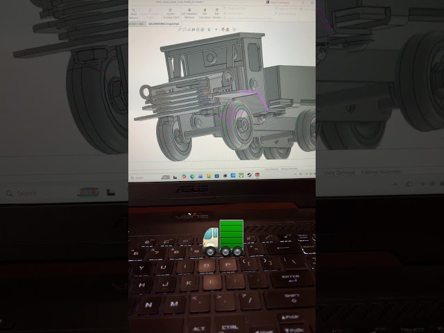 Camion de juguete en Solidworks! #sheetmetal #solidworks #3ddesign #mechanicalengineering