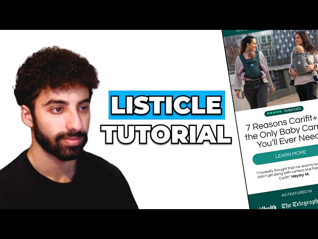 Watch Me Build An Ecommerce Listicle in 32 Minutes (Step By Step)