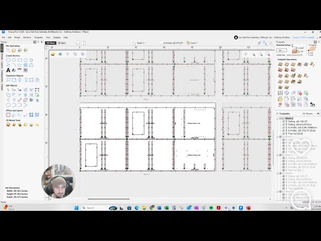 Mastering Cabinet Design using SketchUp w/ Cabinet Sense Extension  and Vectric V-Carve Pro 🛠️