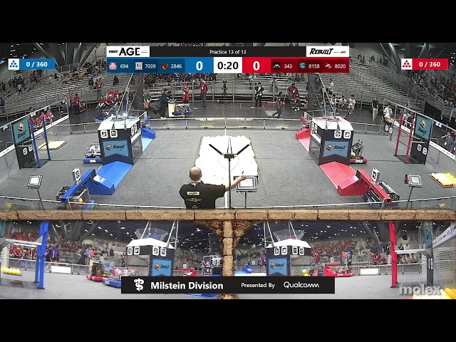 2026 FIRST Championship - FIRST Robotics Competition - Milstein Division - Day 1