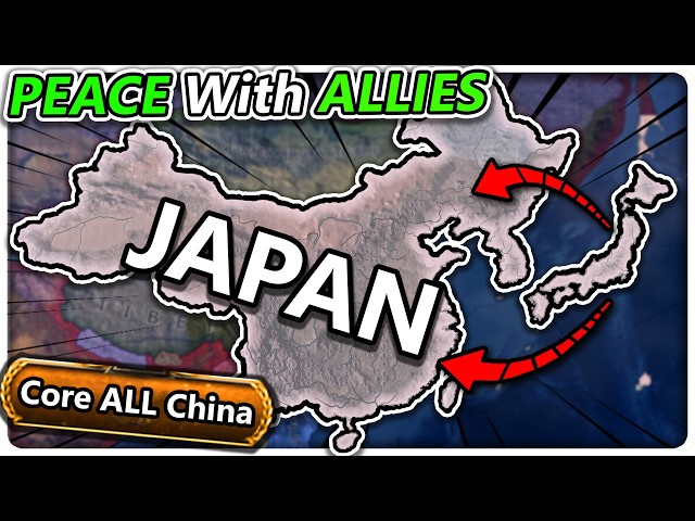 Coring All of China as Japan In HOi4