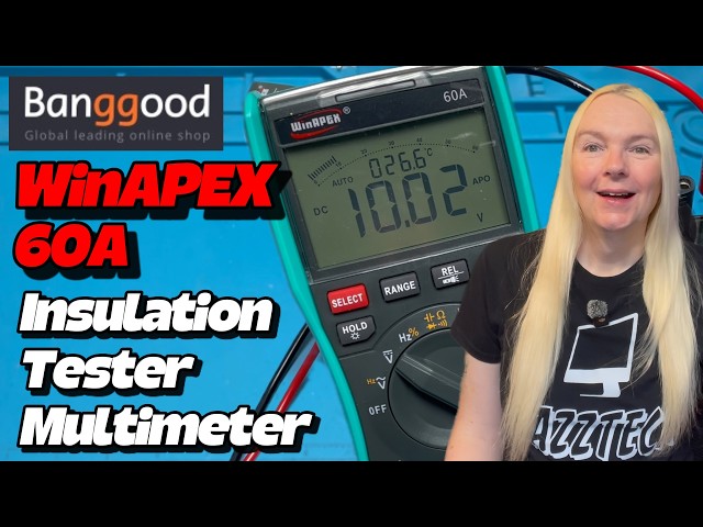 Banggood Winapex 60A Insulation Tester Multimeter Review PLUS MUSTOOL Digital Microscope Winner!