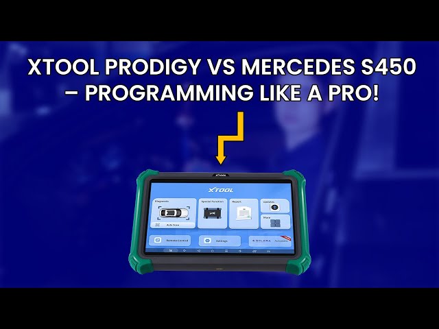 XTOOL Prodigy vs Mercedes S450 – Programming Like a Pro! #mercedes #codingmadeeasy #ECUCoding