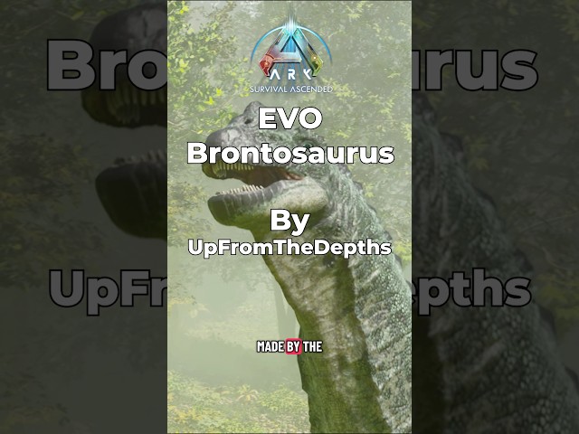 Let take a look at the Brand New EVO Brontosaurus #arksurvivalascended #arksurvivalevolved