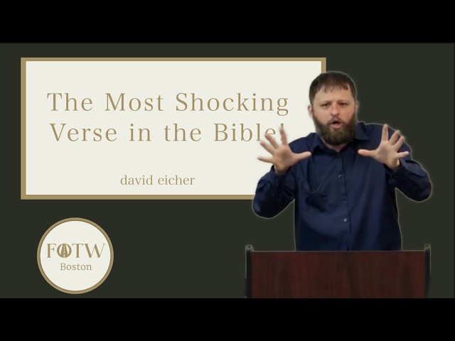 The Most Shocking verse in the Bible