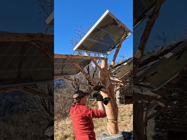 Building a Solar Tree | #solartree #offgridlife #offgridpower