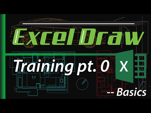 Excel Draw v6.2 Training Video 0 - Getting to know the Basics of Excel Draw